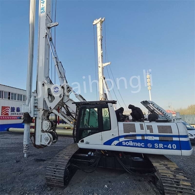 qualité  Kelly Miniature Used Rotary Drilling Rig SR40 50M Used Piling Rig For Construction Usine