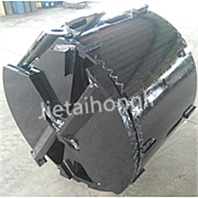 qualité  Double Bottom Sand Soil Drilling Bucket Core Barrel With Auger Teeth Rotary Usine