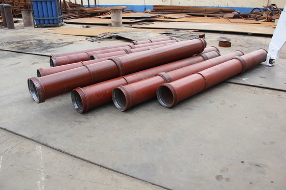 Taille adaptée aux besoins du client par tuyau de Q355b Tremie pour les piles profondes de bases