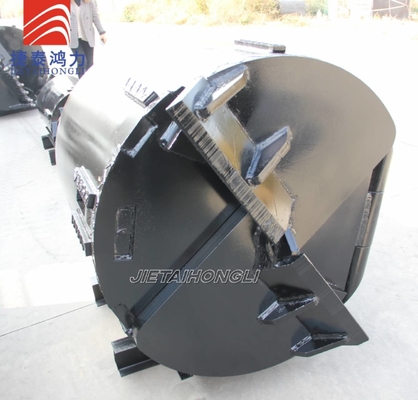 Nettoyage de la roche OD 1800 mm Godet de forage Hauteur de coque 600 mm