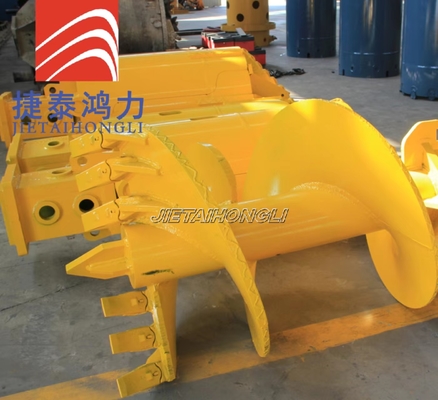 Foreuse jaune de forage de roche d'OD 1600mm avec les dents plates