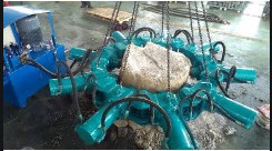 La tête a coupé la machine concrète hydraulique de briseur de pile de 1200mm pour la coupure ennuyée de trou