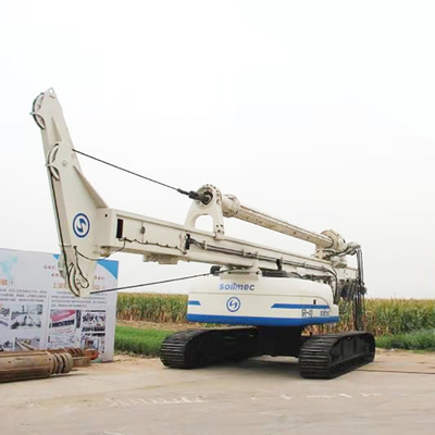 le soilmec refourbi empilant l'installation, Sr40 a employé ennuyé empilant l'installation, le soilmec sr60 empilant l'installation