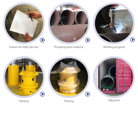 Le commutateur de Sany Soilmec Bauer Rig Casing Drive Adapter Dw a ennuyé empiler Rig Casing Wall
