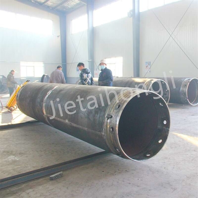 Double tube de tuyau de série d'enveloppe de mur pour empiler le trou de trou de Rig Drilling Rig Piling Industry
